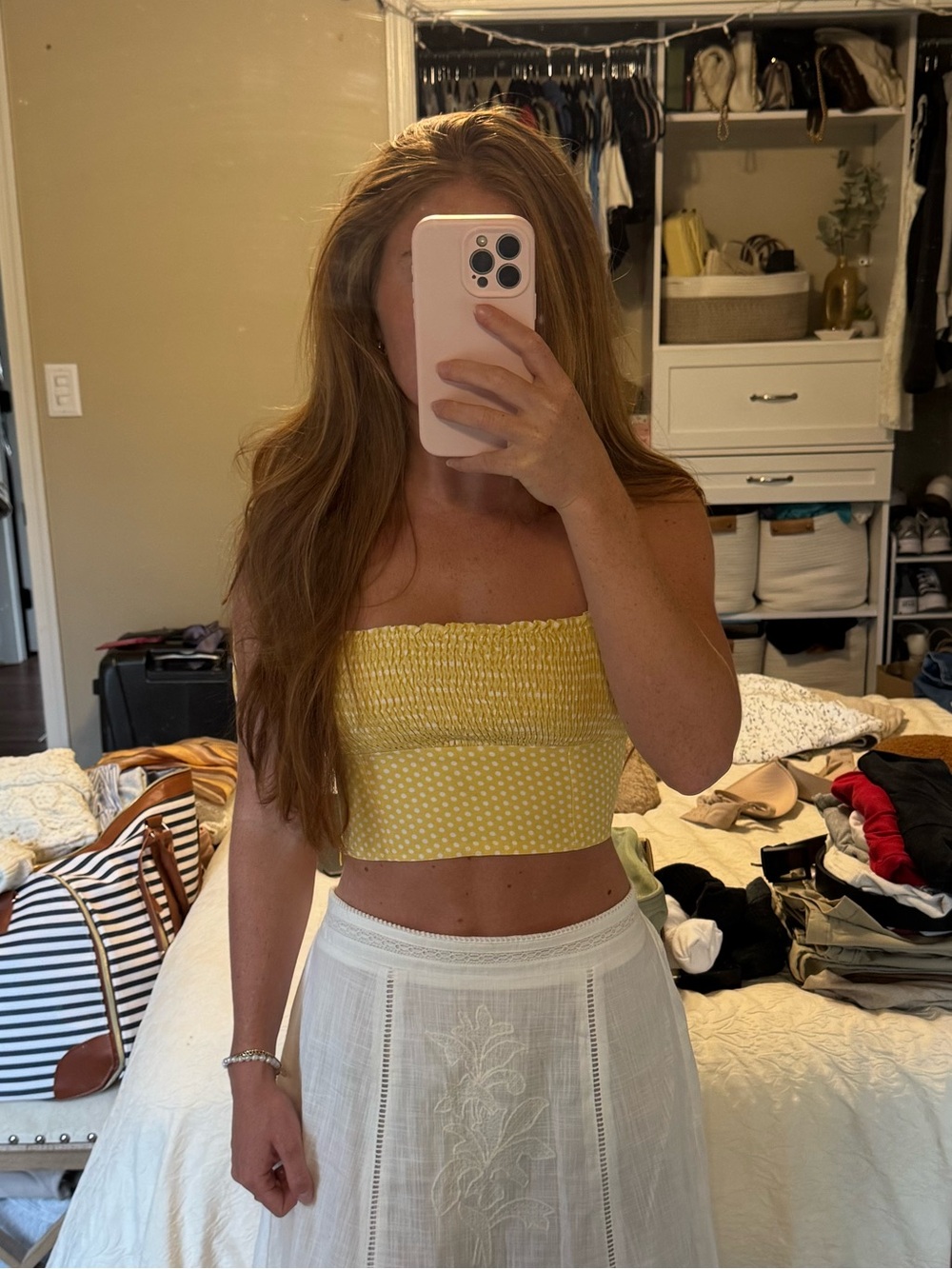 Yellow Zara Crop Top